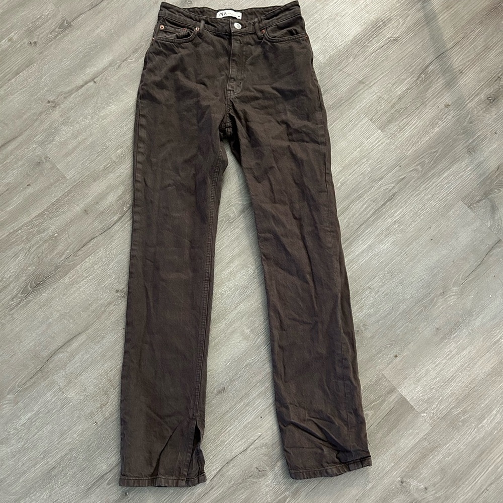 Zara High Rise Jeans Size 4